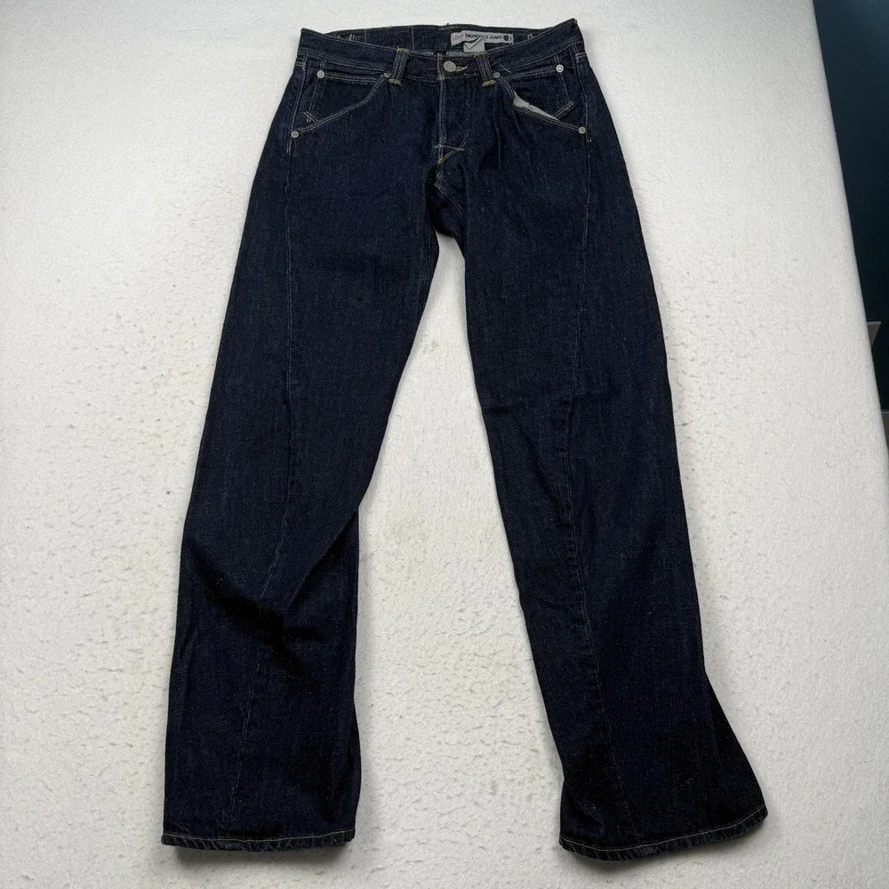 Vintage Levi's Engineered Twisted 501 Denim Jeans Buckle Back 90s 30x34